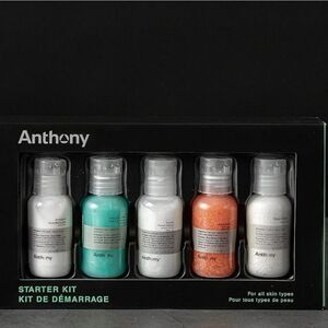 Anthony Starter Kit Mini Skincare Set Of 5 Best Sellers